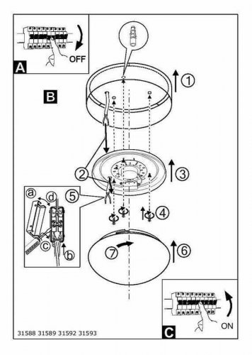 Потолочный светильник Eglo 31589 Pasteri (75079)