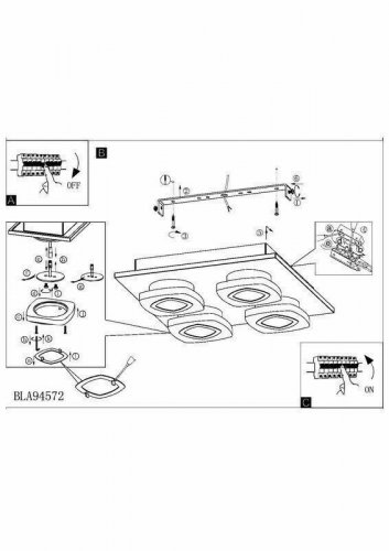 Стельовий світильник Eglo 94572 Marchesi