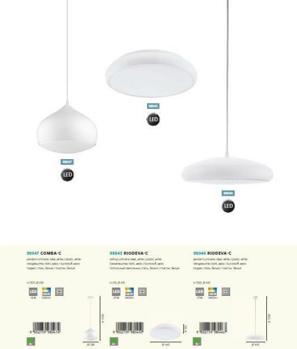 Стельовий світильник Eglo 98045 RIODEVA-C (26206)