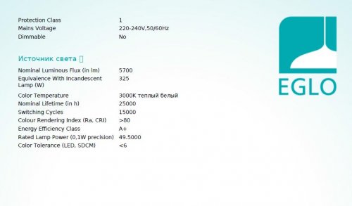 Потолочный светильник Eglo 98449 FRANIA (26363)