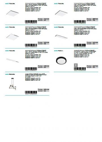 Потолочный светильник Eglo 98901 TURCONA