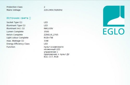 Потолочный светильник Eglo 98664 ROMAO