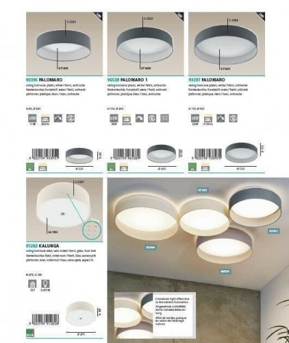 Стельовий світильник Eglo 96538 Palomaro 1 (95831) 