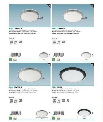 Потолочный светильник Eglo 96032 Competa 1 (89475)