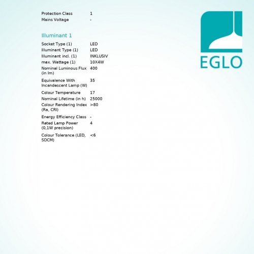 Стельовий світильник Eglo 34034 Giron-S (25300)