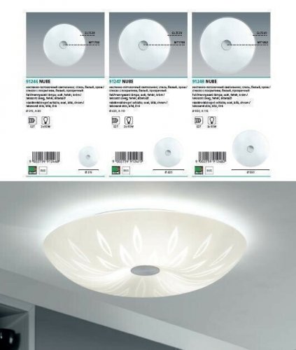 Светильник потолочный Eglo 91248 Nube (42327)