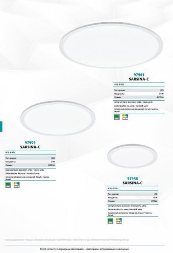 Потолочный светильник Eglo 97961 SALOBRENA-C