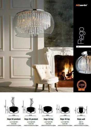 Люстра Azzardo AZ1000 Rego 50/top (LC/LP3957-8PX) (15431)
