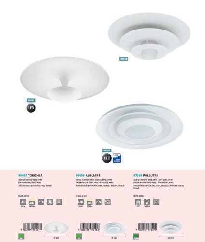 Потолочный светильник Eglo 97329 POLLUTRI (14628)