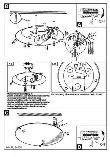 Бра Eglo 94458 Biubiu (82930)