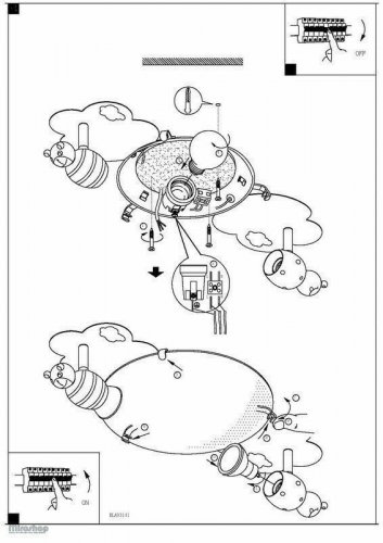 Люстра Eglo 93141 Taya 1 (64180)