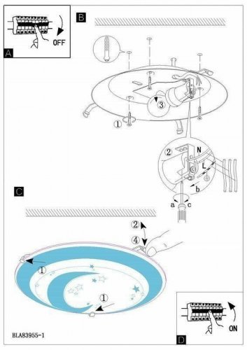 Люстра Eglo 83955 Speed