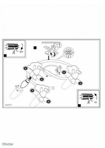 Люстра Eglo 93187 Siro 1