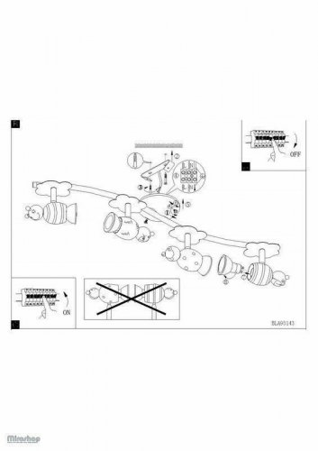 Люстра  Eglo  93143  Taya  1  (64177)