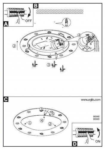 Бра Eglo 96948 Louie (95756) 