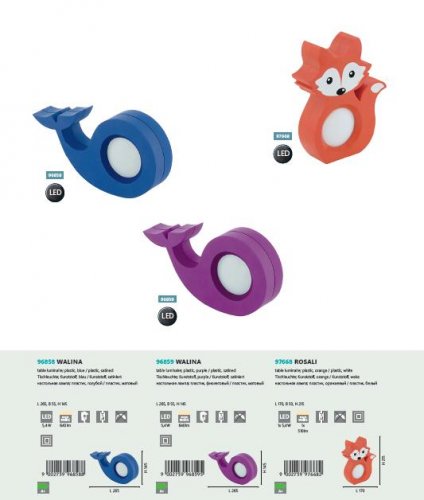 Настільна лампа Eglo 97668 ROSALI (14819)