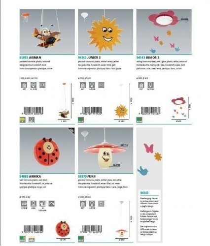 Підвісний світильник Eglo 96879 Funji (96143)