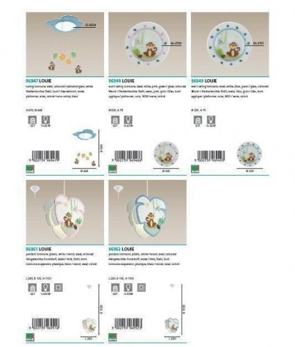 Люстра Eglo 96947 Louie (95748)