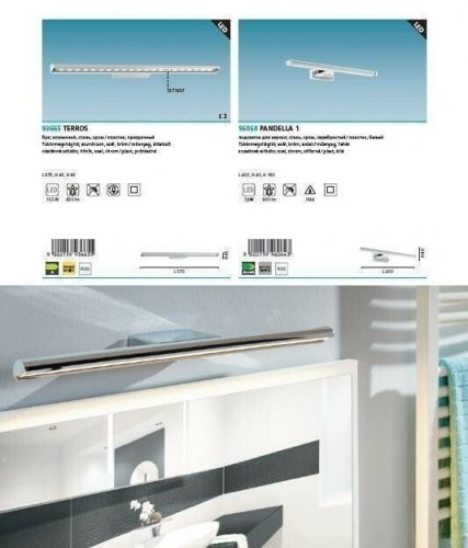 Светильник для ванной Eglo 93665 Terros (69353)