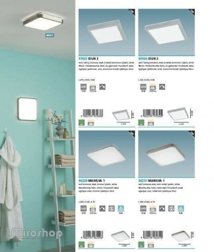 Потолочный светильник Eglo 96231 Manilva 1 (90027)