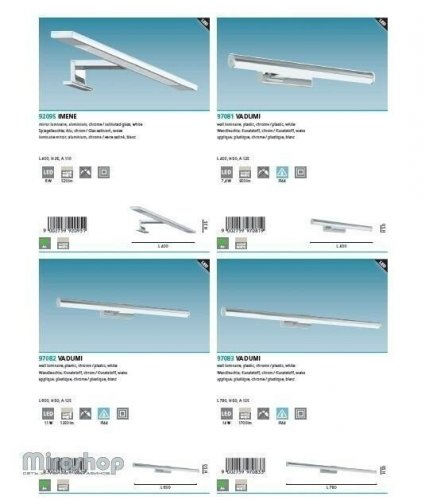 Настенный светильник Eglo 97081 Vadumi (95989)