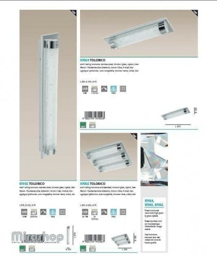 Настінний світильник Eglo 97054 Tolorico (95987)