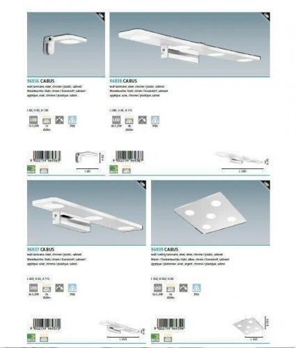 Настенный светильник Eglo 96937 Cabus (96169)