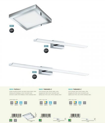 Стельовий світильник Eglo 98561 FUEVA-A