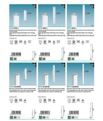 Светильник для ванной Eglo 94714 Gita 2 (83104)