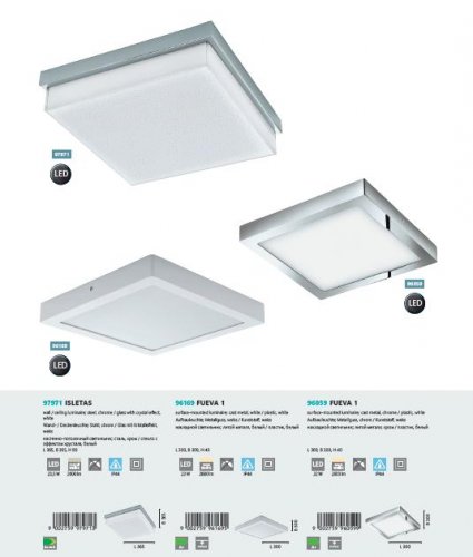 Потолочный светильник Eglo 97971 ISLETAS (14831)