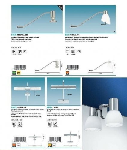 Настенный светильник Eglo 85816 Granada (31123)