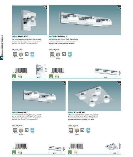 Потолочный светильник Eglo 96544 Romendo (96016)