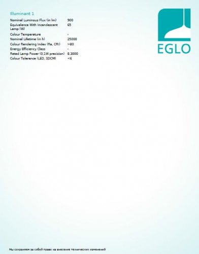 Подсветка для зеркал Eglo 97718 SIDERNO (12937)