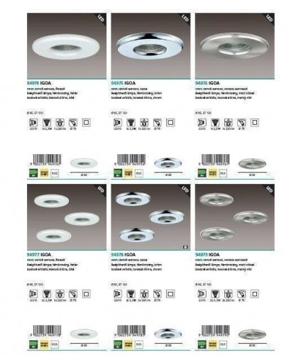 Точковий світильник Eglo 94975 Igoa (84388)