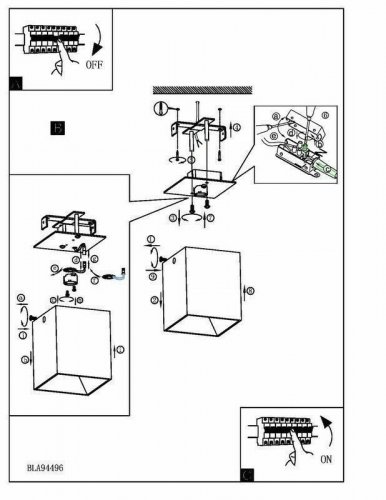 Світильник точковий Eglo 94499 Polasso (82949)