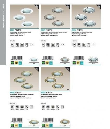 Світильник точковий Eglo 94238 Peneto (набір з 3шт)