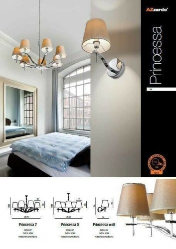 Люстра Azzardo AZ0725 Princessa 7 (2286-7P) (16048)