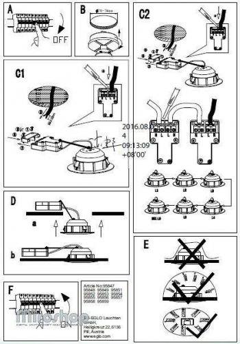 Точечный  светильник  Eglo  95853  Pineda  (90069)