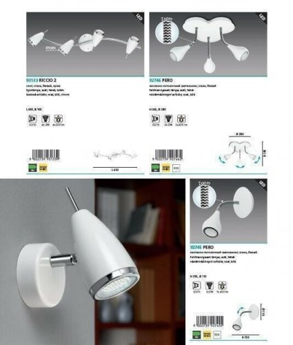 Спот Eglo 93133 Riccio 2 (64083)