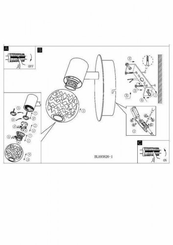 Спот Eglo 93826 Basento (72113) 