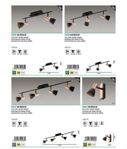 Спот Eglo 94585 Barnham (83005)