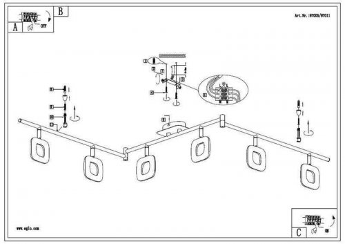 Спот Eglo 97005 Litago Crystal (95977)