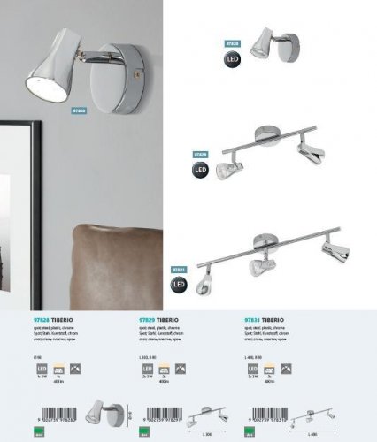 Спот Eglo 97829 TIBERIO (12889)