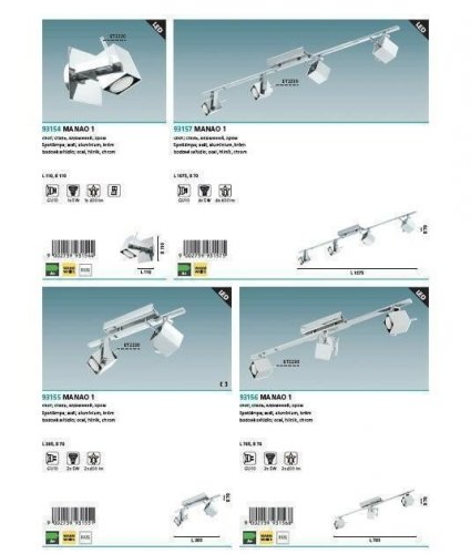 Спот Eglo 93156 Manao 1