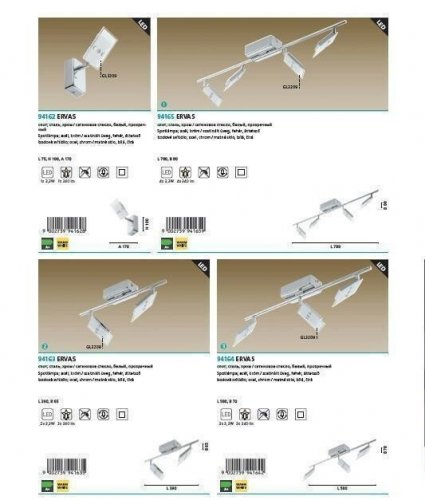 Спот Eglo 94163 Ervas