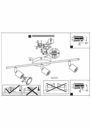 Спот Eglo 94774 Buzz-Copper (83144)