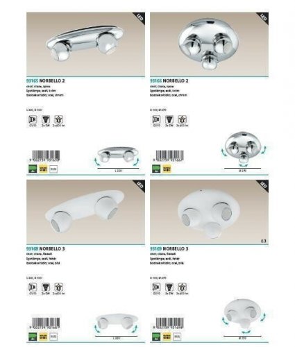 Спот  Eglo  93168  Norbello  3  (64073)