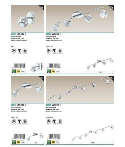 Спот Eglo 92537 Sancho 1