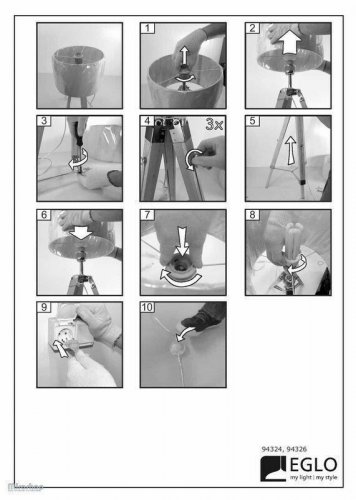 Торшер Eglo 94326 Lantada (82857)