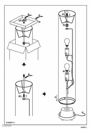 Торшер Eglo 82807 Tube (37770)